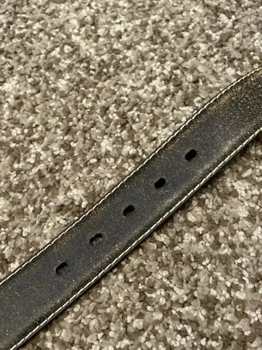NOCONA 3444202 Women's Cross Vintage Crackle Buckle + Leather Belt Brown - Small